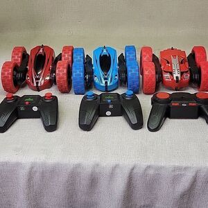 3 Stunt Car Double Side Roll Race Stunt Cars with remotes
